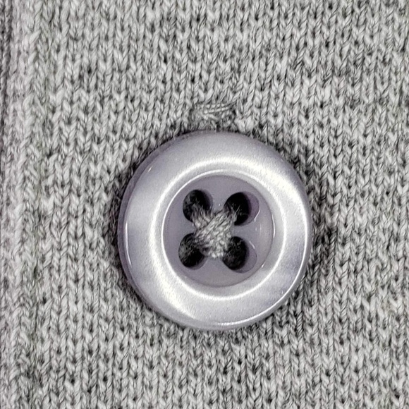 Thom Browne Gray Polo Shirt Embroidered Short Sleeve Size 1 Small - Picture 8 of 16